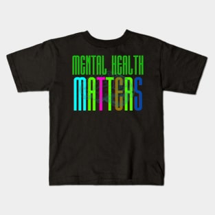 Mental Health Matters Human Brain Illness Awareness Kids T-Shirt